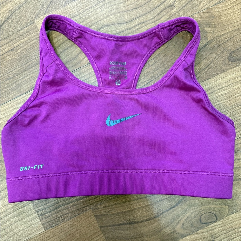 Nike Women's Vibrant Purple Sports Bra